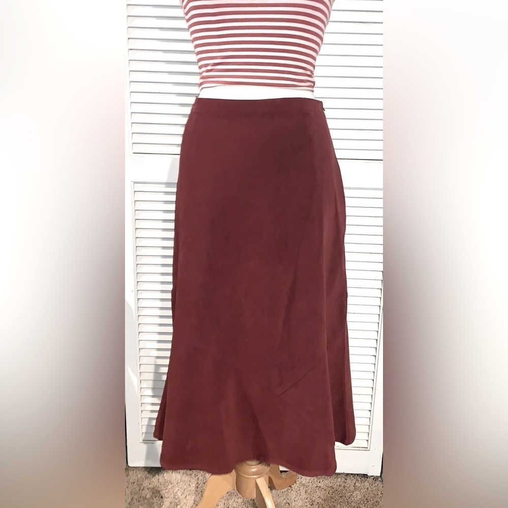 Maxi Skirt Brownish Maroon color Women’s size 14